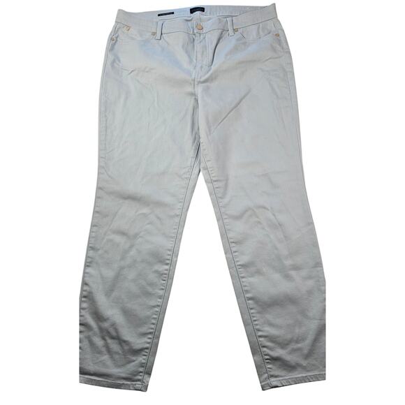 Slim Ankle Jeans - Zenith Wash talbots career casual size 16 comfort high rise - Picture 1 of 10